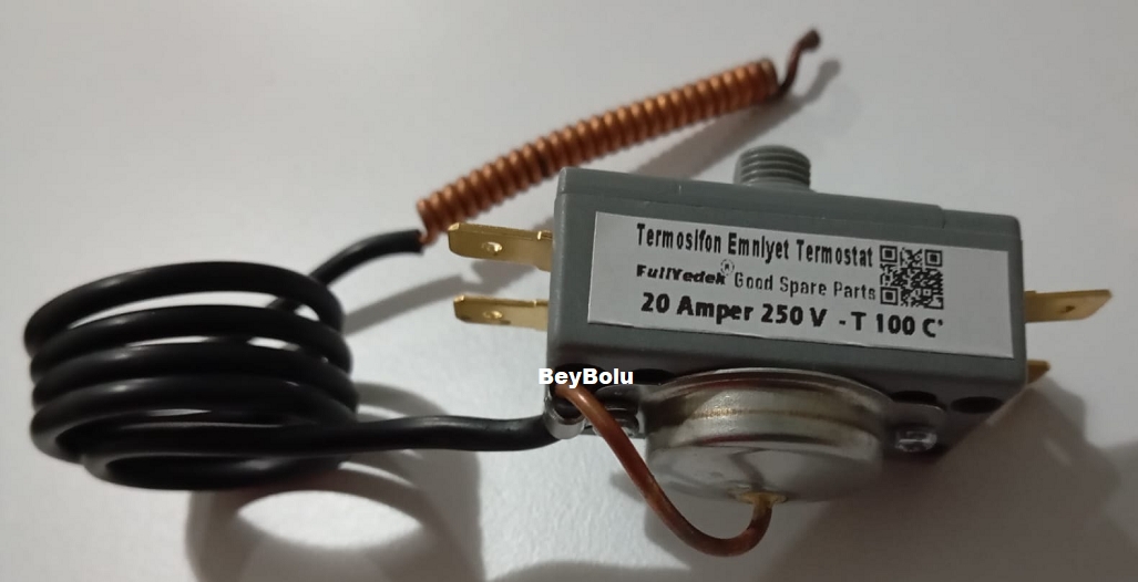 https://www.fullyedekparca.com/Baymak Uyumlu Termosifon Limit Termostat , 100 Derece Emniyet Sabit Termostat