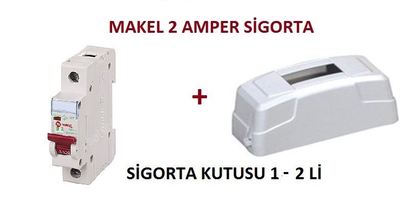 https://www.fullyedekparca.com/Makel 2 Amper Sigorta + Sigorta Kutusu 1 - 2 , Li , Makel 2 Amper