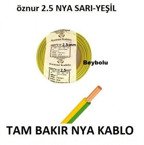 https://www.fullyedekparca.com/ÖZNUR 2,5 MM NYA KABLO TSE Lİ ÖZNUR KABLO Renk Boy Seçiniz