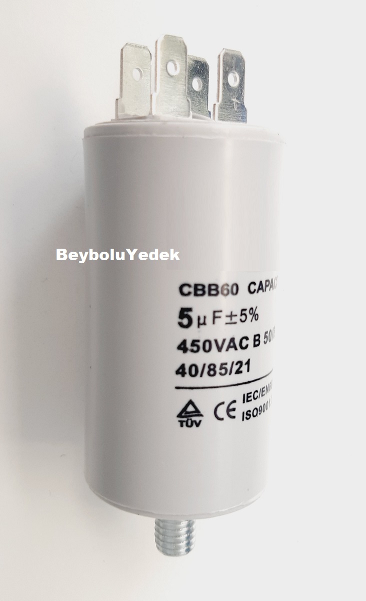 https://www.fullyedekparca.com/5 MF Kondansatör , 5 mf 450 VAC 50 HZ Motor Kapasitör