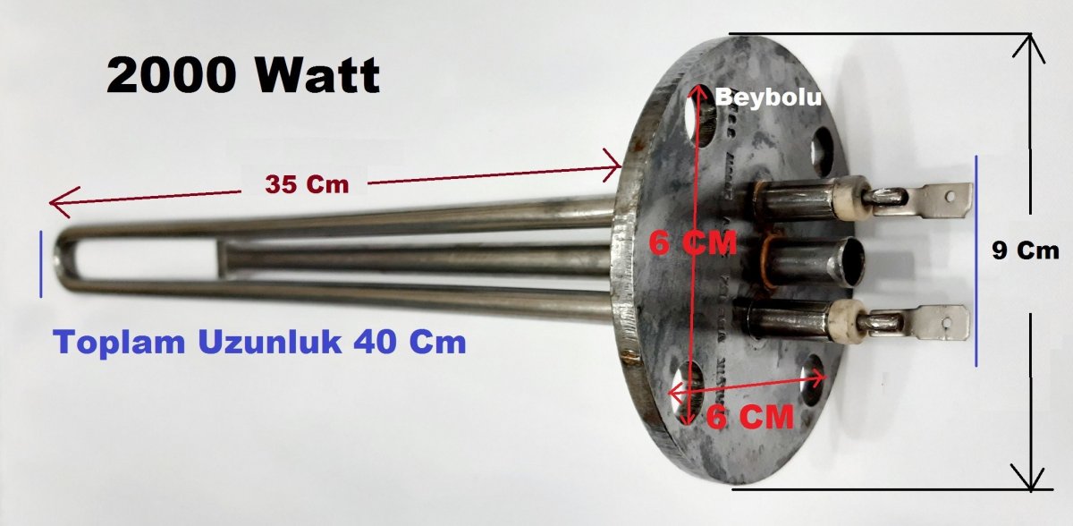 https://www.fullyedekparca.com/Elektrikli Termosifon Rezistans 2000 Watt Termostat Yuvalı