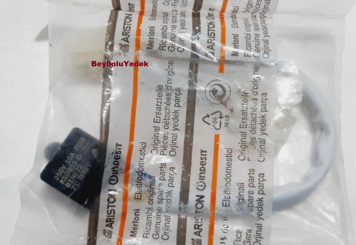 https://www.fullyedekparca.com/İndesit Bimetal ORJİNAL Sensör No Frost Buzdolabı Vida Tip Evap Sensörü