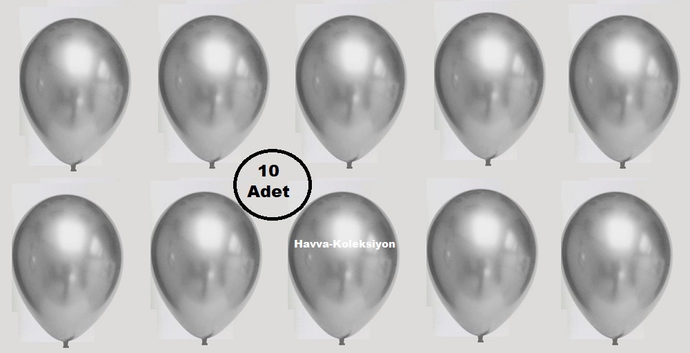 https://www.fullyedekparca.com/Gümüş Krom Balon 12 iNÇ  Çelik Renk 10 Adet ,Boy 30 CM  Parti Süs Kutlama Balon