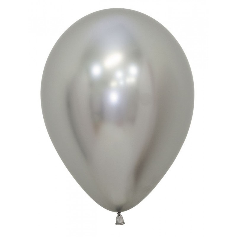 https://www.fullyedekparca.com/9 iNÇ Gümüş Krom Balon Çelik Renk 10 Adet Orta Boy 25 CM Parti Süs Kutlama