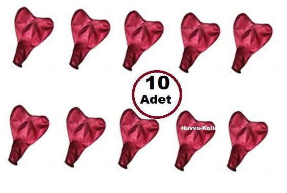 https://www.fullyedekparca.com/Kalp Balon Red Kırmızı Renk 12 iNÇ Kalpli Balon 10 Adet Parti Süs Kutlama