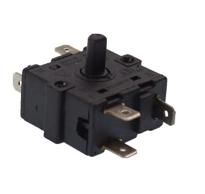 https://www.fullyedekparca.com/5 Bacak Soba şalteri , Kumtel Lx6331 - Lx6334 Uyumlu Fanlı Isıtıcı  Kademe Anahtarı  3 konum + off