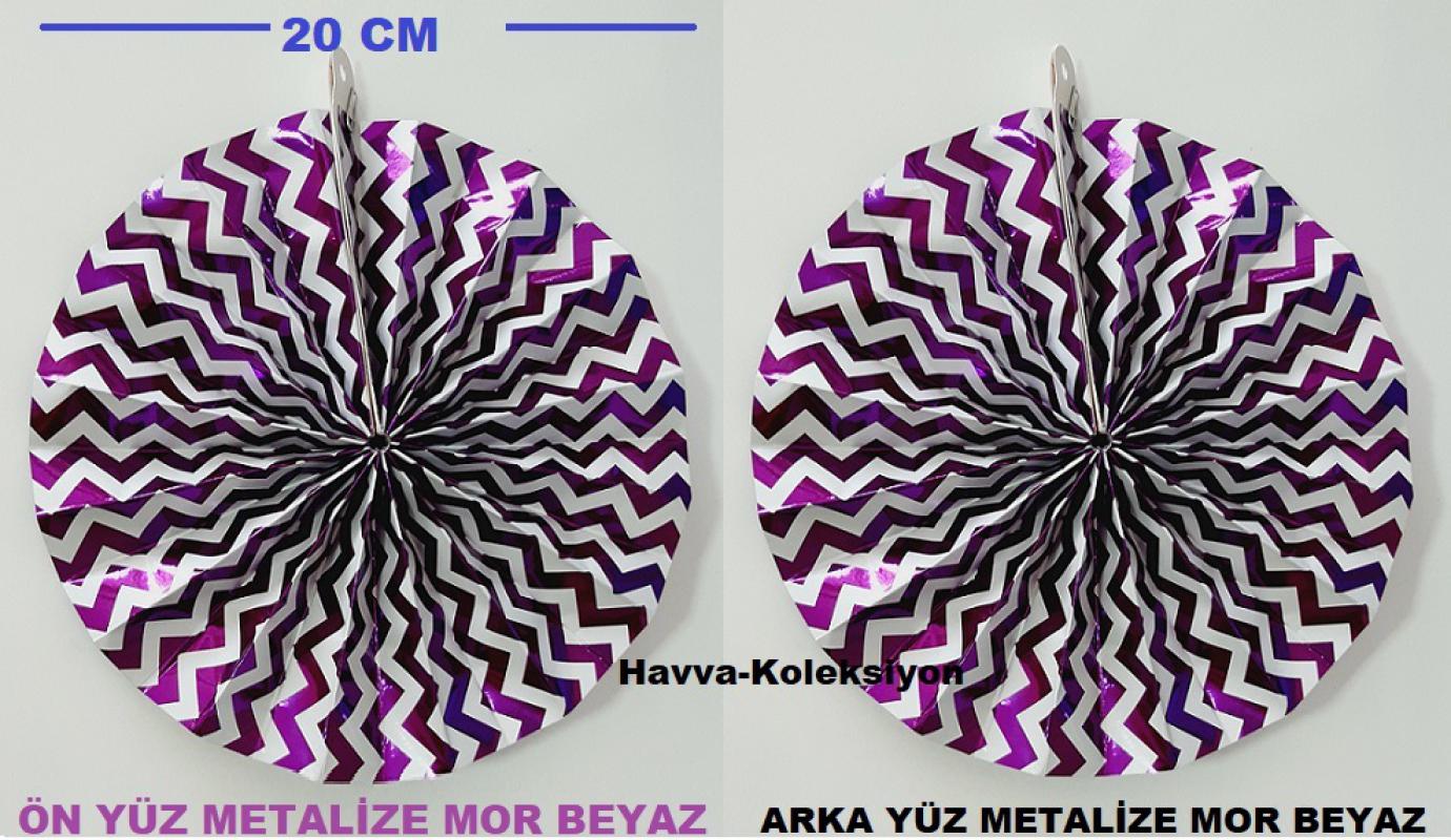 https://www.fullyedekparca.com/Metalize Yelpaze Süs Mor Beyaz 20 cm 2 Adet Doğum Günü Parti , Nişan , Düğün Kutlama Aksesuar