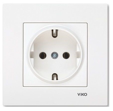 Viko Priz , VİKO KARRE SERİSİ TOPRAKLI PRİZ KENAR ÇERÇEVE DAHİL