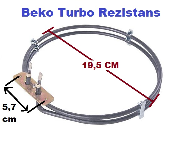 Beko Fırın Turbo Rezistans , Beko Fırınlı Ocak Turbo Rezistansı