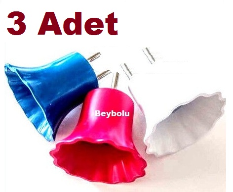 Duy Fiş , Standart Duy , E27 Duy Fiş Çeşitli Renklerde 3 Adet