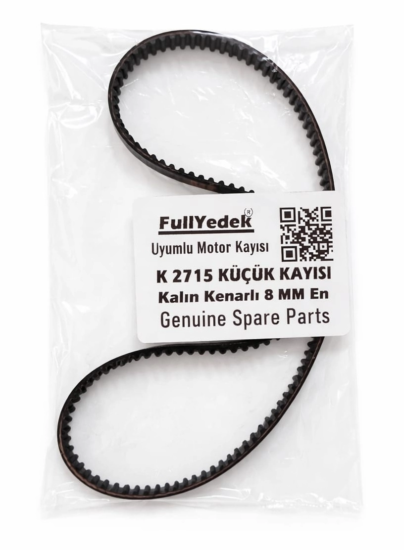 Küçük Kayış K2715 Arçelik Uyumlu 8 MM , K 2715 Ekmek Makinesi Küçük Kayışı