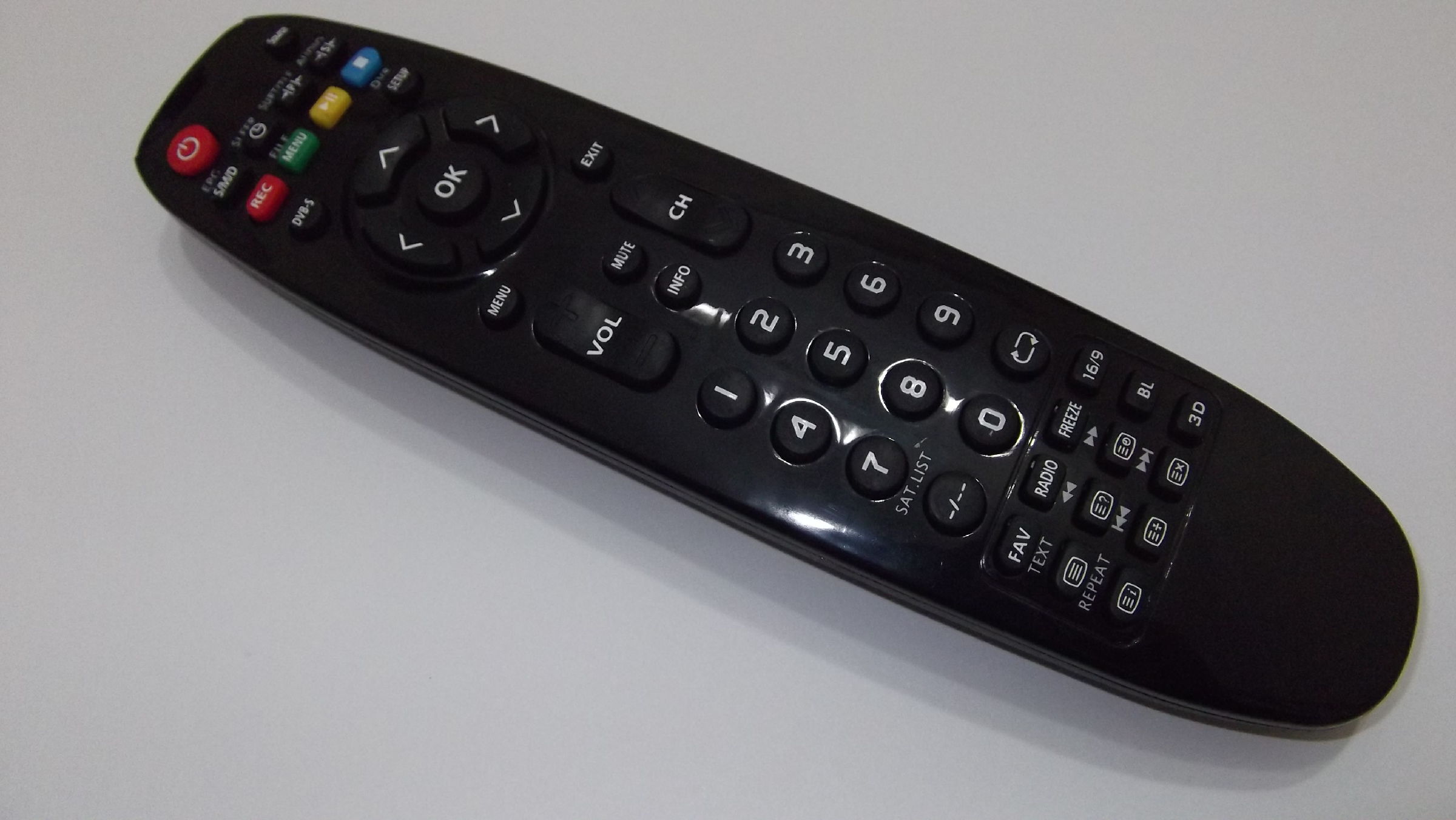 Sunny 3D Kumandası Led Lcd Tv Kumandası Bombeli Siyah