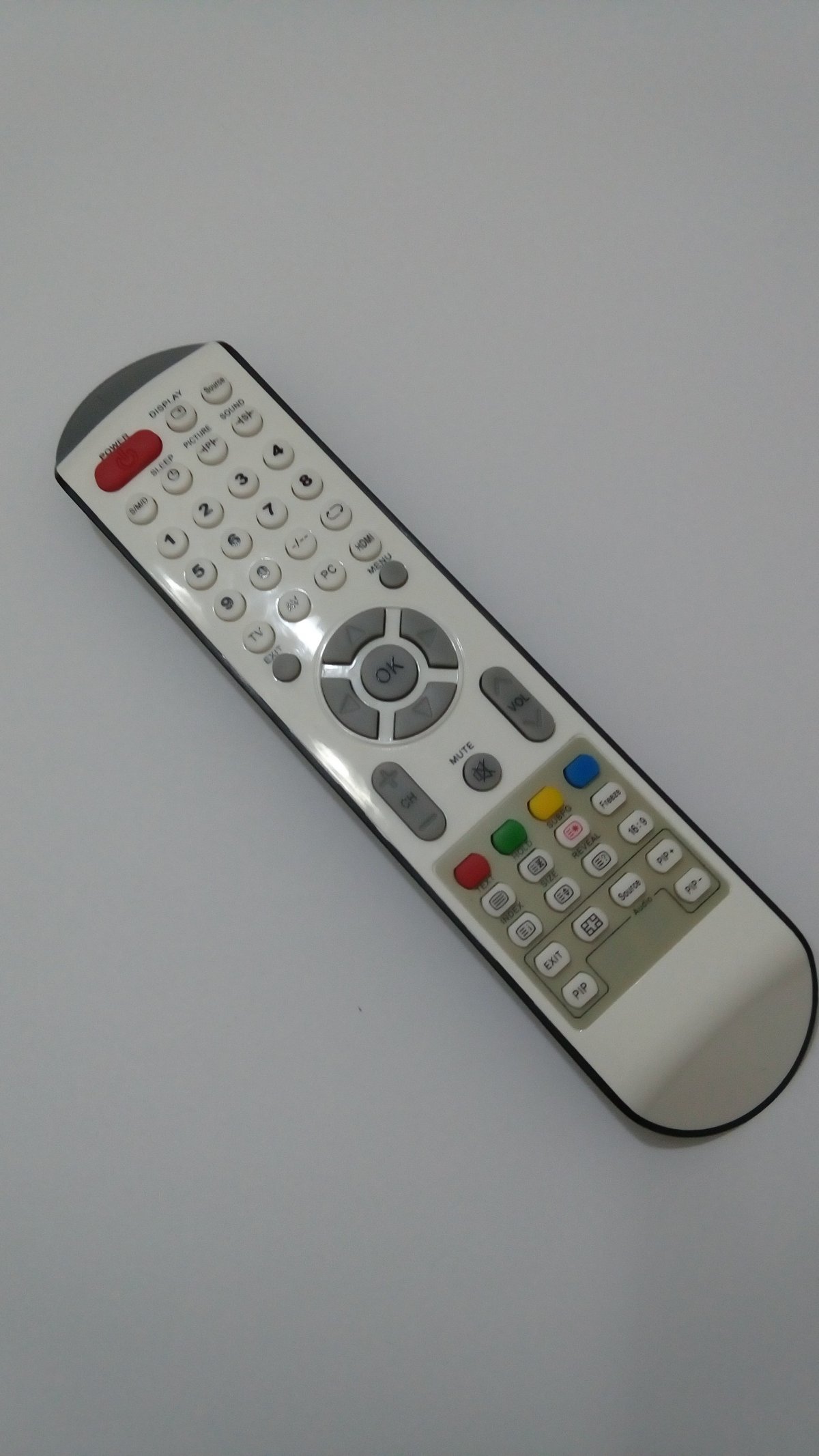 Axen Beyaz Kumanda Led Lcd Tv Kumandası Beyaz