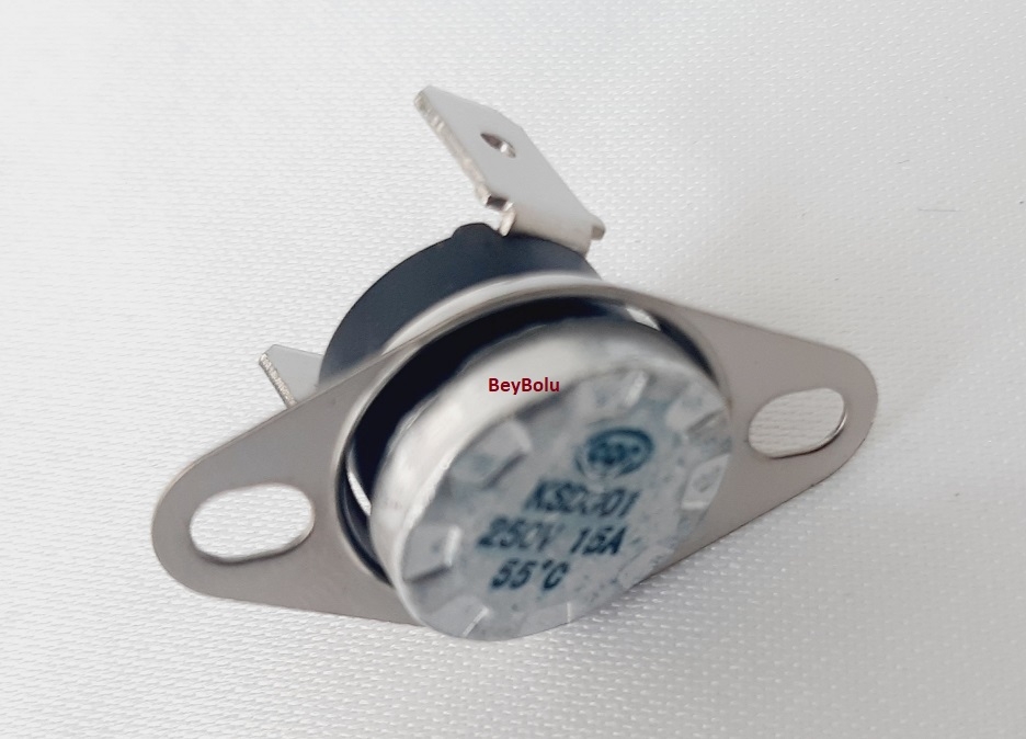 Ankastre Fırın 55 Derece Limit Termostat Otomatik 15 Amper 250 Volt