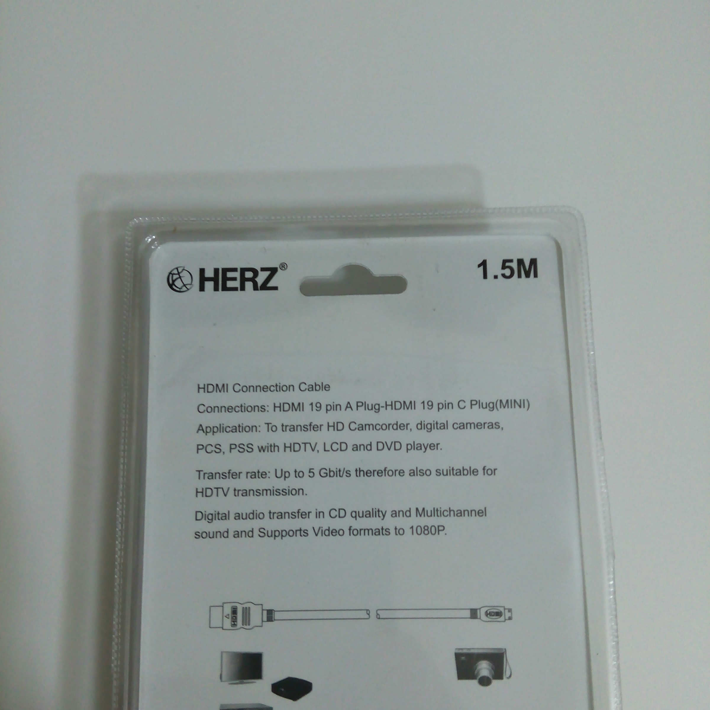 MİNİ HDMI to HDMI KABLO KALİTELİ KABLO 1,5 MT
