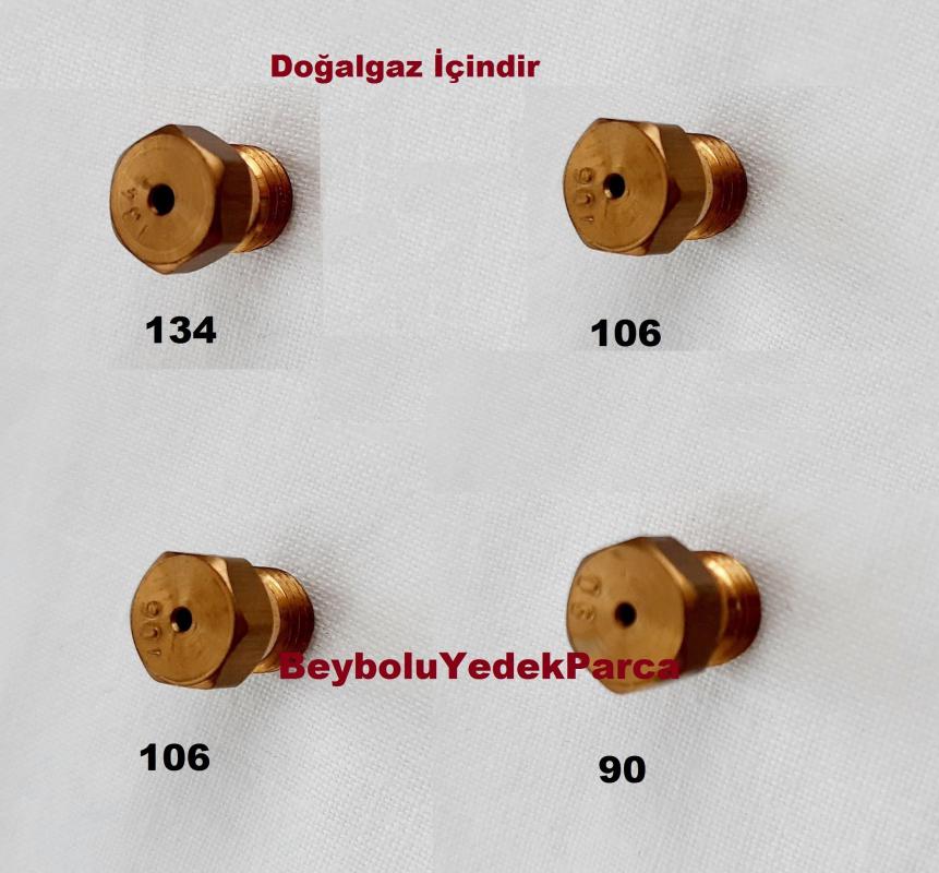 Finlux Doğalgaz Ocak Doğalgaz Dönüşüm Enjektör Memeleri Takım , 7 Anahtar , 7 Lokma İle Sökülür