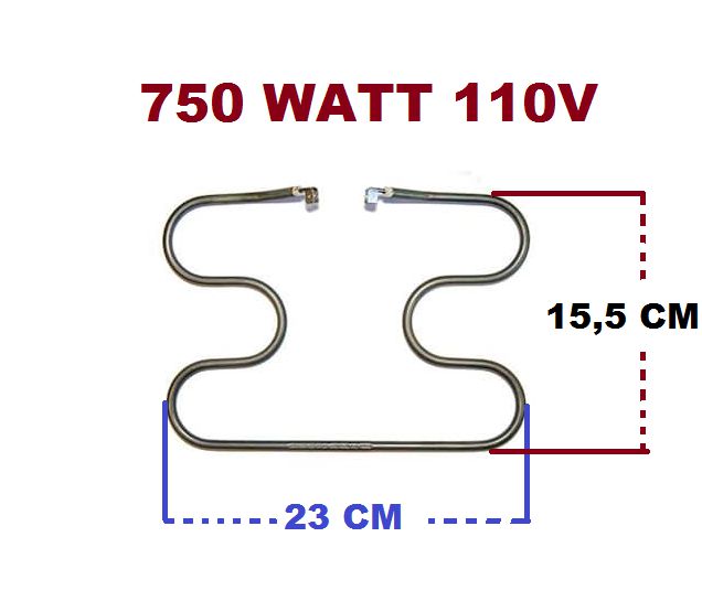 750 WATT Tost Makinesi Rezistans , 750 Watt - 110 - Seri Bağlantı