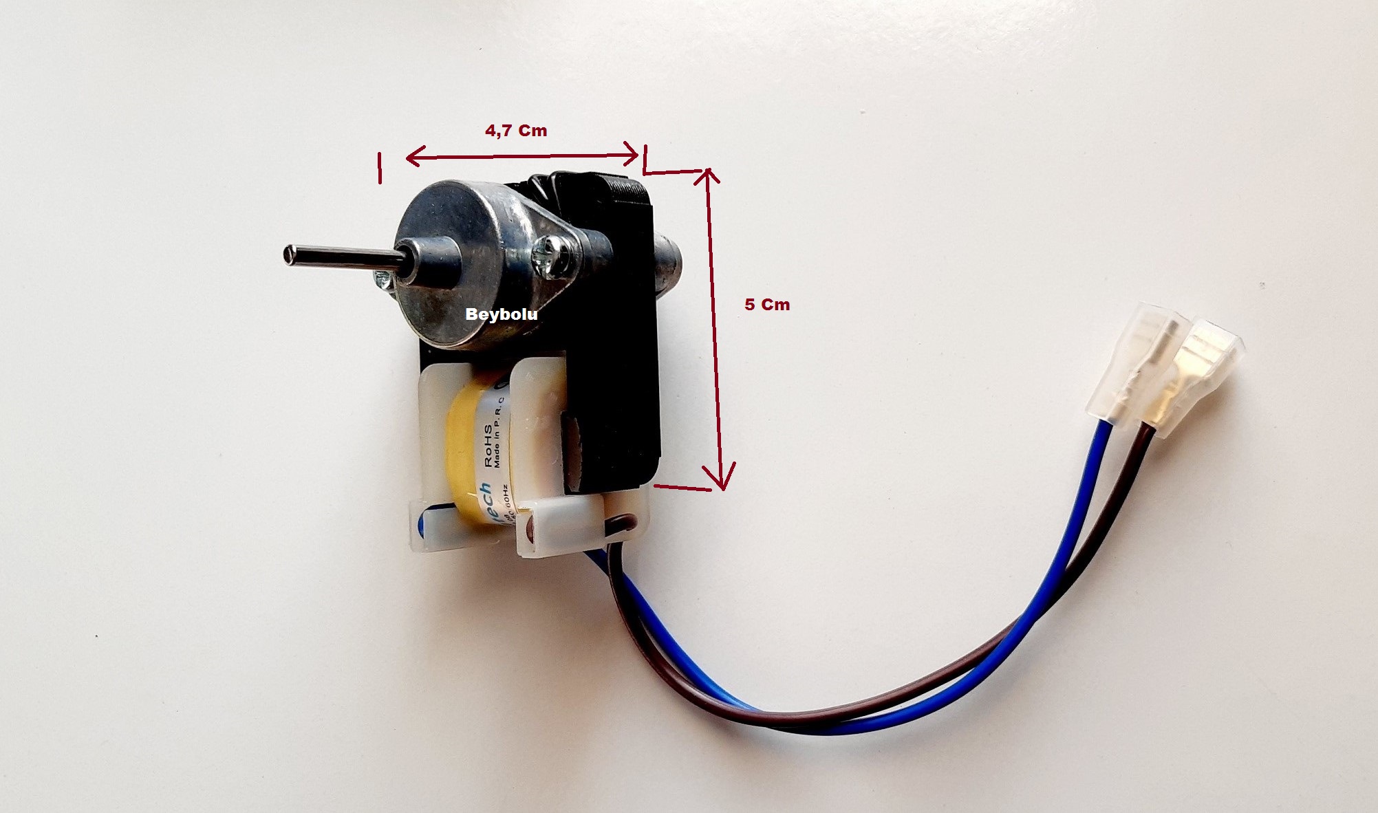 BOSCH  BUZDOLABI DİFİRİZ FAN MOTORU İNCE MİL İÇ FAN - DİFRİZ FANI