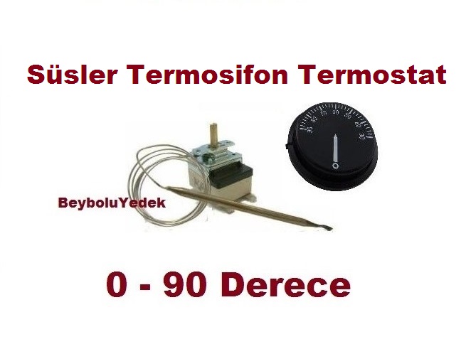 Süsler Termosifon Termostat Otomatik  0 - 90 Derece Ayar