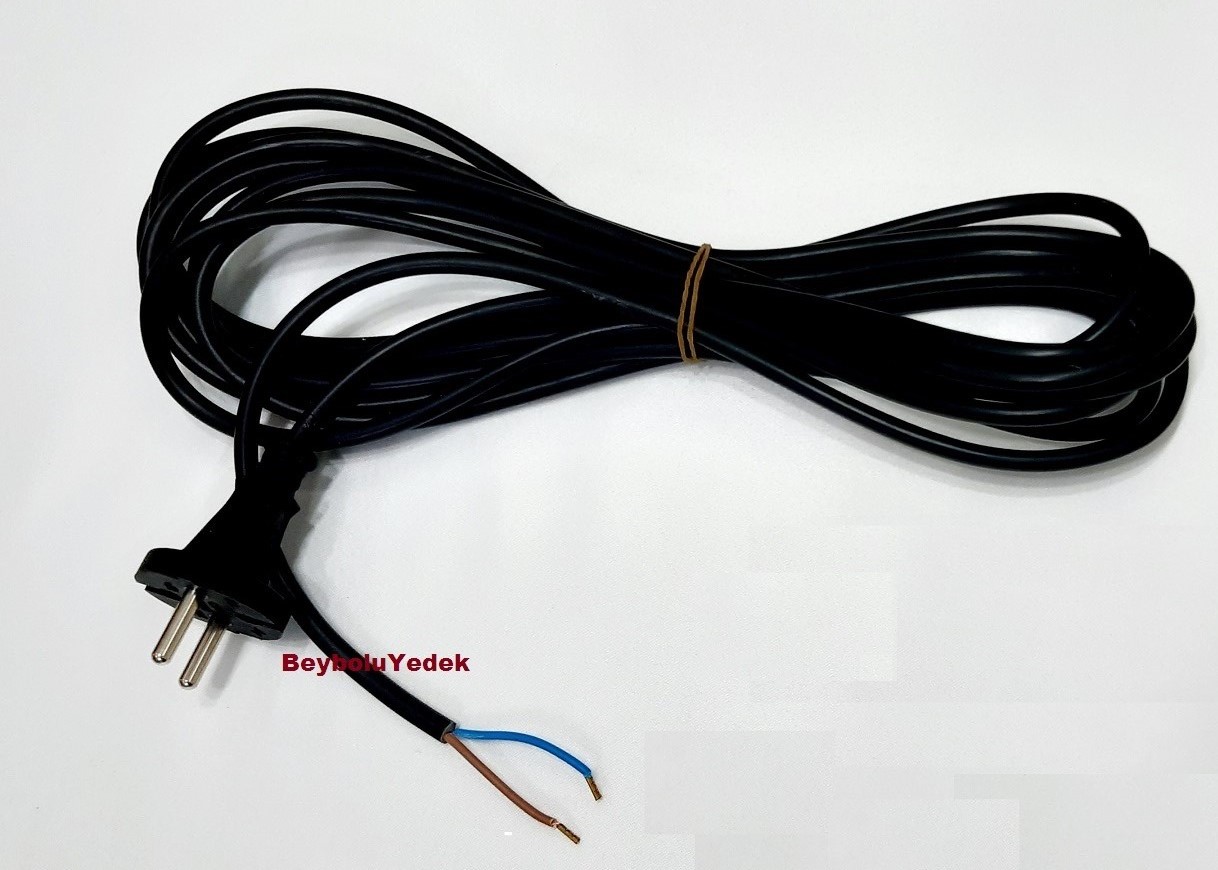 Elektrik Süpürgesi Yuvarlak Kablo 5 Metre Giriş Kablosu