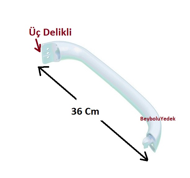 Profilo Buzdolabı Kapı Kolu BEYAZ Renk Buzdolabı Kol