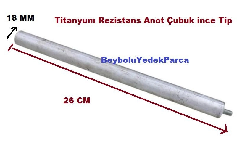 Ferroli Termosifon Uyumlu Anot Çubuk ,  Rezistans İçin Anot Çubuğu