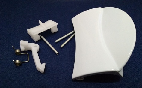 Bosch Classixx 5 Mandal , Beyaz Tutamak Çamaşır Makinesi Kapak Mandalı
