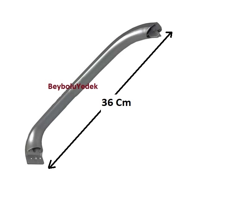 Bosch KSV42623NE Uyumlu Buzdolabı Kapak Kolu GRİ Renk Buzdolabı Kol