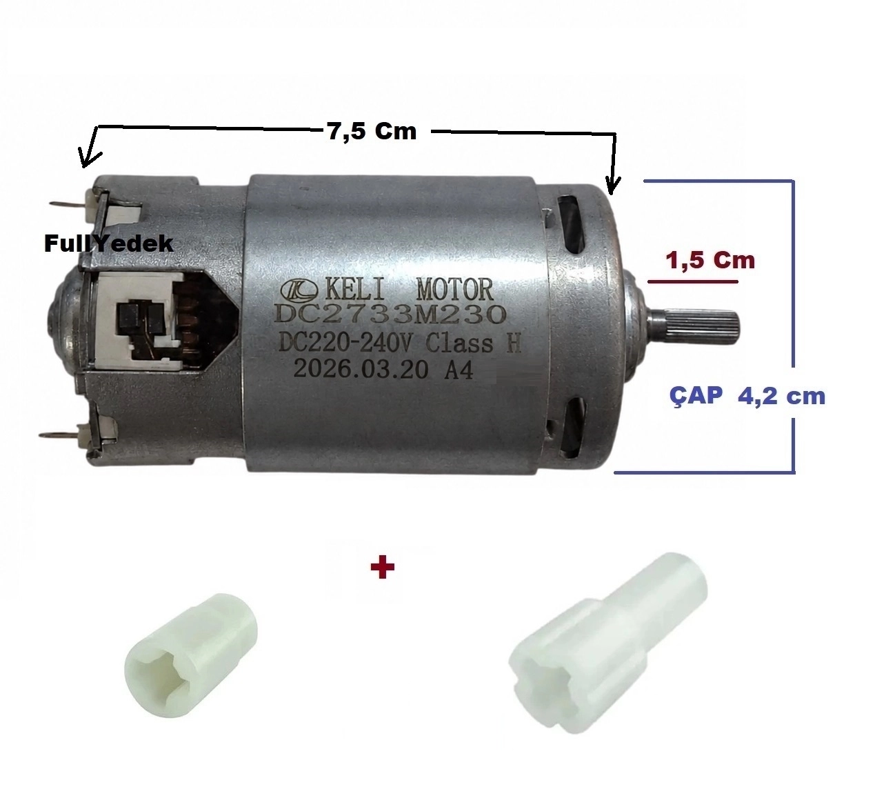 Braun Multiquick 1 , 3 , 3 Vario 5 , 7 , 9 Blender Seti Elektronik Motoru DC220 VOLT KELİ MOTOR HEDİYELİ
