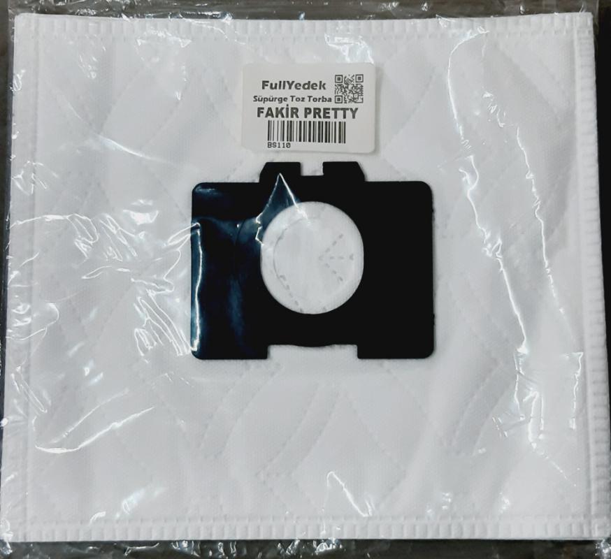 Fakir Pretty Toz Torbası BS 110 - BS 120 Torba 5 Adet