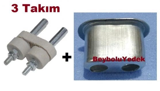 Ocak Cihaz Fişi 3 Takım , Fırın , Ocak Ütü Arka Taşı Kemens , Sac
