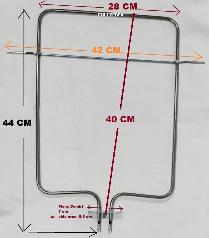 ıcf Ankastre Fırın Rezistansı , 1200 Watt Fırın Rezistans