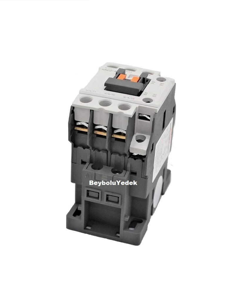 KNC2-N18 kontaktör 18 Amper , 3 nc , 1 nc , 1 no kontak , 3+1 açık 1 kapalı 220 volt