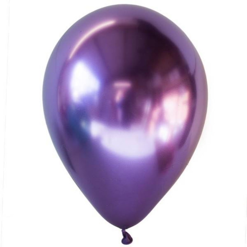 Mor Renk Krom Balon  10 Adet Standart Boy 30 CM 12 iNç Parti Süs Kutlama Balon