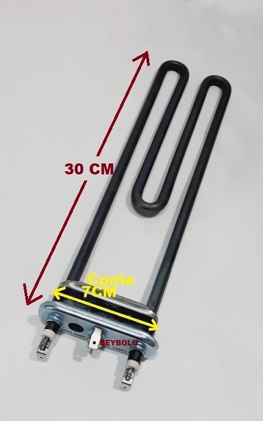 LG F12B8TDP Uyumlu Rezistans 30 CM , 2000 WATT Ntc Delikli Çamaşır Makinesi Rezistansı