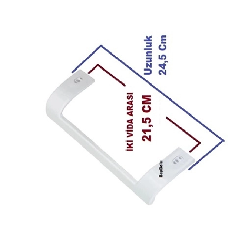 Grundig Uyumlu Buzdolabı Kapı Kolu , Model 5480, 4680 , 5580 , 4380 BEYAZ 1 ADET