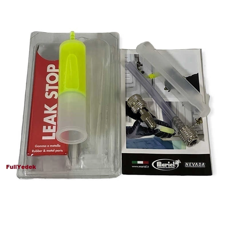 Adaptörlü - Nevada 80525R 30 ml Klima ve Buzdolabı Gaz Kaçak Tıkayıcı Kapatıcı Ilaç