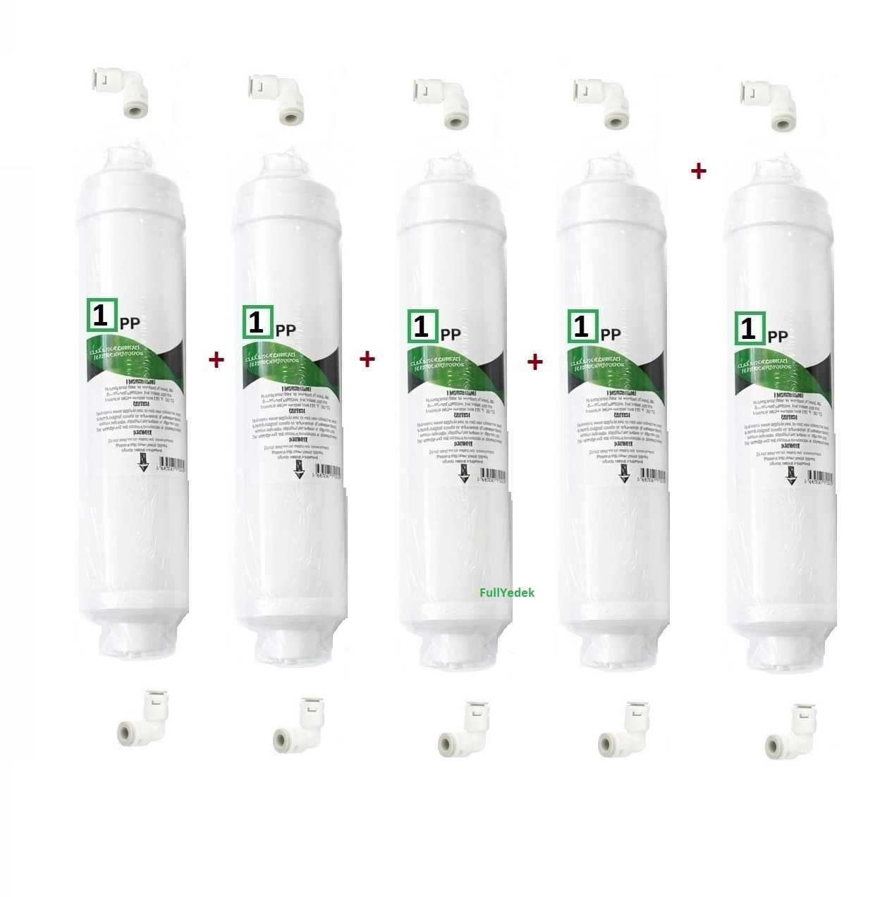 5 micron Quick inline Filtre , 1. Aşama Kapalı Kasa Su Arıtma Osmosis No 1 Filitre , 5 ADET