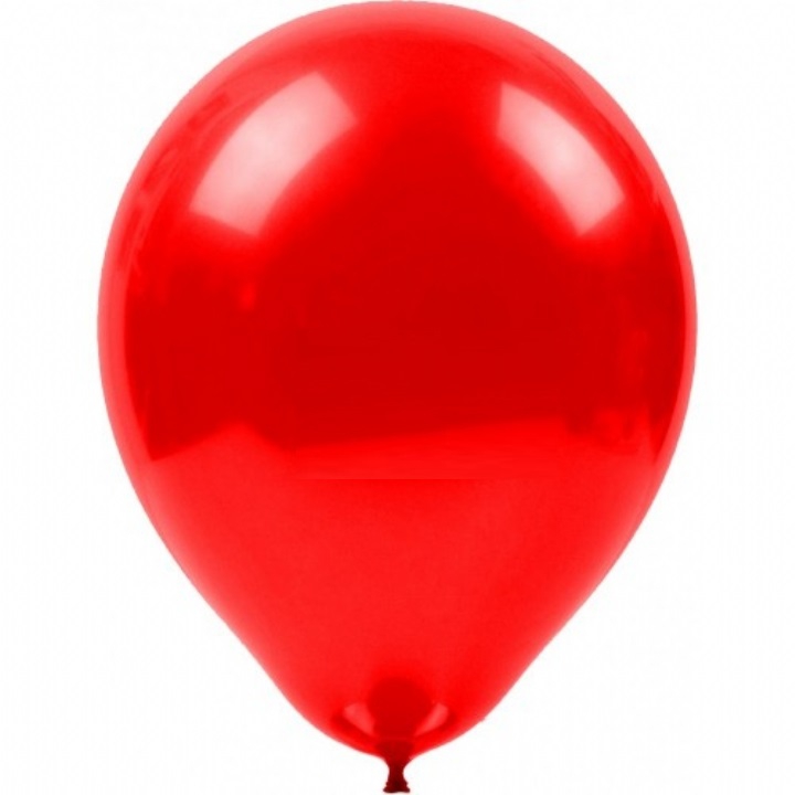 10 Adet Pastel Kırmızı Renk Balon 10 iNÇ, Boy 28 CM Parti Süs Kutlama Balon