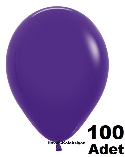 Mor Pastel Renk Balon 10 iNÇ  100 Adet Parti Süs Kutlama Balon Boy 28 CM