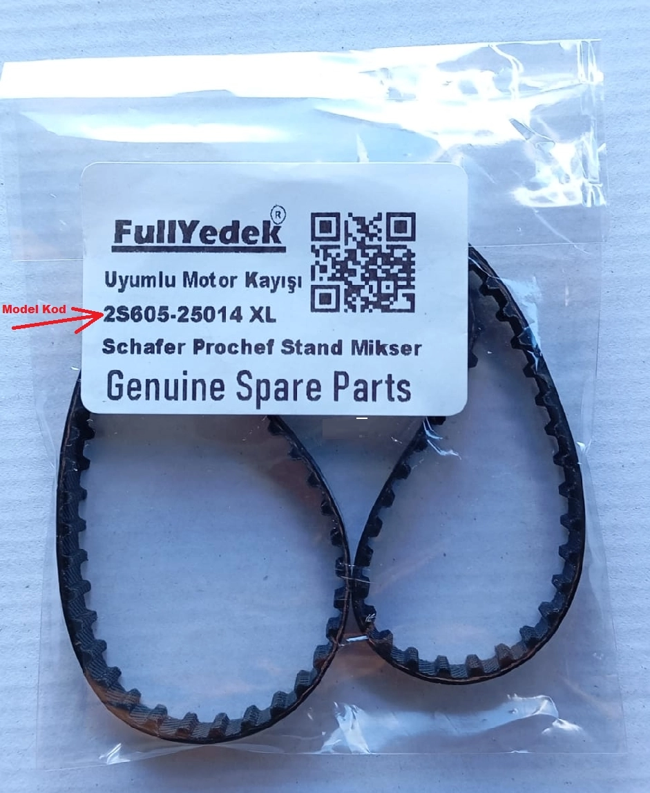 2S605-25014 XL Schafer Kayış , 2s605 Prochef Stand Mikser Motor Kayışı