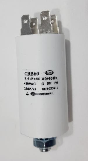 https://www.fullyedekparca.com/2,5 MF Kondansatör 2,5 uf 450 Volt AC  Motor Kapasitör