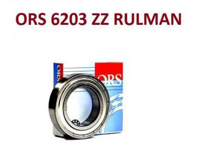 6203 ORS C3 ZZ RULMAN , MOTOR RULMANI , 6203 ZZ ÇİFT KAPAKLI