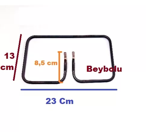 Fakir Uyumlu Tost Makinesi Rezistans 23 cm x 13 cm 800 W - 110 V