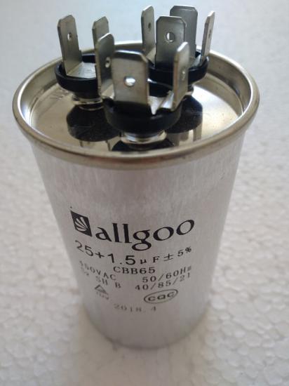 KONDANSATÖR 25+1,5uF , 370 - 400 V AC , KLİMA KONDANSATÖRÜ