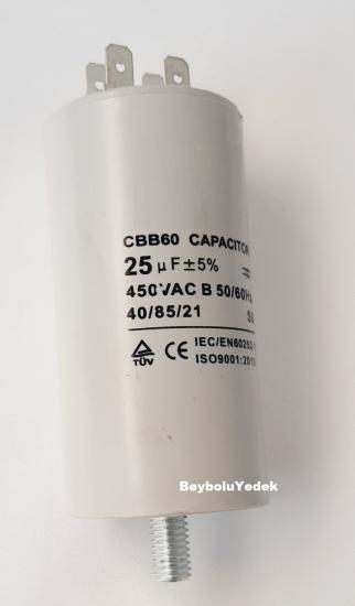 25 MF Kondansatör 25 uf 450 Volt AC