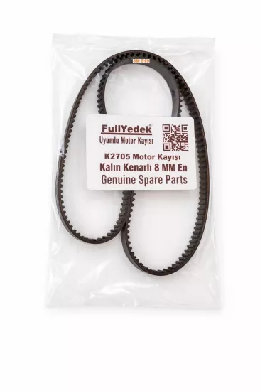 K2705 Uyumlu 8 MM Kayış , Arçelik K 2705 Ekmek Makinesi Motor Kayışı