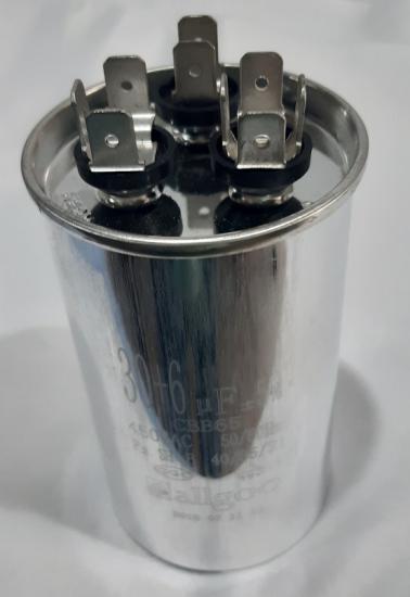 30+6uF , 370 - 400 V AC KLİMA KONDANSATÖRÜ KAPASİTÖR