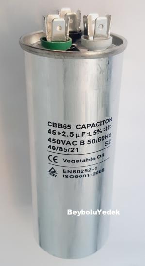https://www.fullyedekparca.com/45+2,5 uF Klima Kondansatör , 45+2,5 MF 450 V AC Klima Kondansatörü
