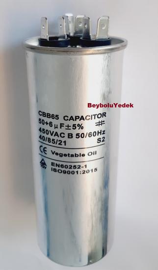 https://www.fullyedekparca.com/50+6 uF Klima Kondansatör , 50+6 MF 370 - 450 V AC Klima Kondansatörü